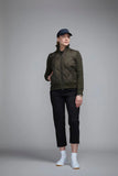 Womens Sweater Knit Puffer