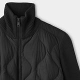 Womens Sweater Knit Puffer