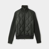 Womens Sweater Knit Puffer