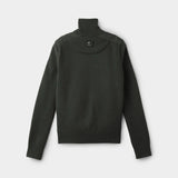 Womens Sweater Knit Puffer