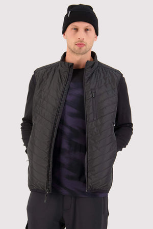 Arete Wool Insulation Vest Black