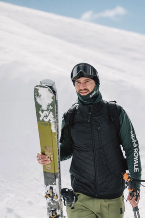 Arete Wool Insulation Vest Black