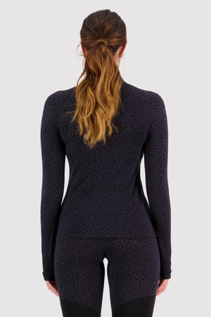 Cascade Merino Flex 200 1/4 Zip Arctic Leopard