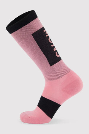 Unisex Atlas Merino Snow Sock Dusty Pink