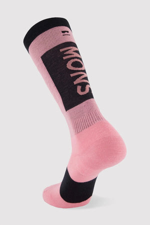 Unisex Atlas Merino Snow Sock Dusty Pink