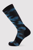 Atlas Merino Sock Digital Blue Motion
