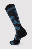 Atlas Merino Sock Digital Blue Motion