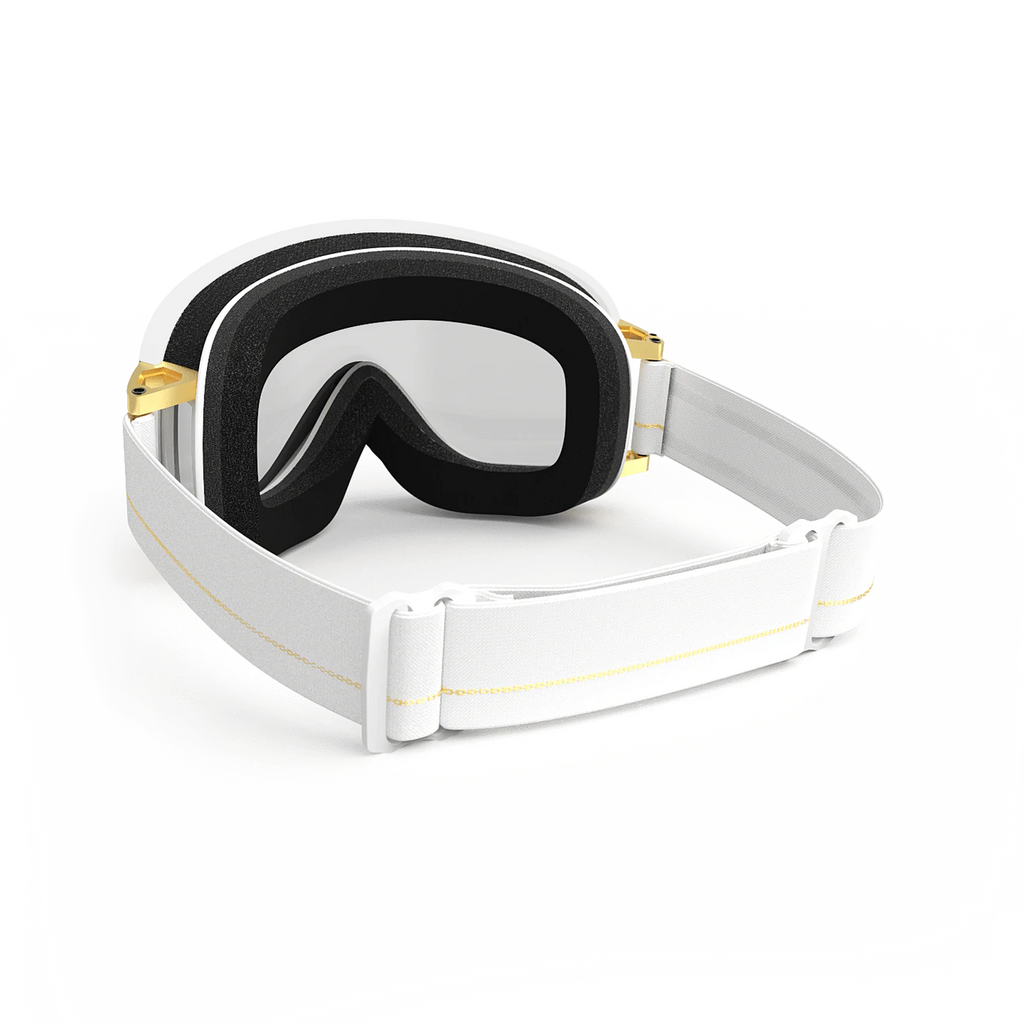 yniq ski goggles Model One-White Gold – Molony's Ski Shop