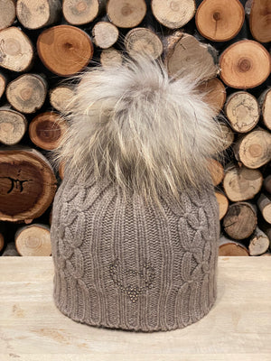 Cashmere Cable Hat