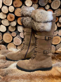 Rabbit Fur Tall Boots
