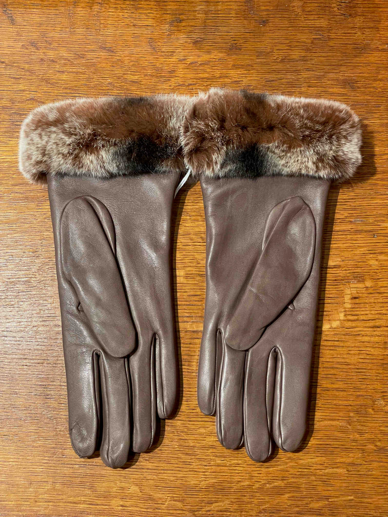 Womens Leather Gloves w/cuff