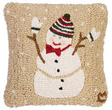Bowtie Boy Snowman Cushion